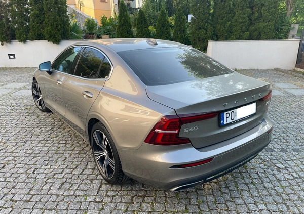 Volvo S60 cena 148830 przebieg: 101000, rok produkcji 2020 z Poznań małe 92